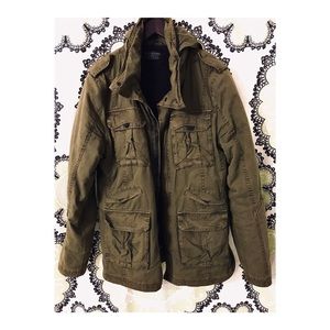 Green Army Style Jacket